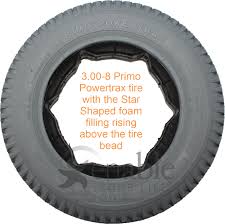 3 00 8 14 X 3 In Primo Powertrax Foam Filled Wheelchair Tire