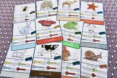Cartes Decouverte Des Animaux Pour Jouer A La Bataille Apprendre L Anglais Dessin Anime Anglais Cours Anglais