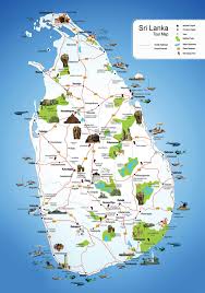 Sri Lanka Tour Map Sri Lanka Travel Sri Lanka Honeymoon Trip