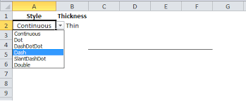 Excel Vba Border Style And Thickness Vba And Vb Net