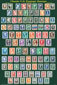 Details About Classic U S Postage Stamps Laminated Collectors Reference Chart Poster 24x36