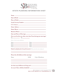 We did not find results for: Estate Planning Information Sheet
