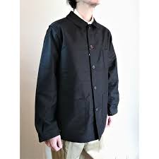 【Le Sans Pareilル サン パレイユ】コットンモールスキン トラディショナル カバーオール　ブラック