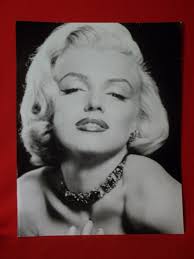 Marilyn Monroe A Girls Best Friend Diamonds Black and White Photo Print  Reproduction