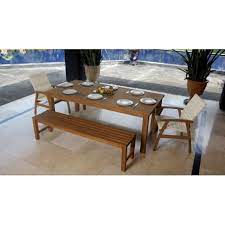 5 out of 5 stars. Teak Bench Setting Teak Outdoor Furniture