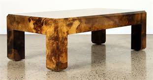 Two vintage brass nesting tables. Karl Springer Coffee Table Circa 1970 Mutualart