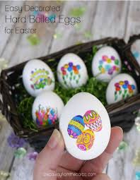 Supplies large pot large bowl slotted spoon water * ice. Easy Hard Boiled Eggs For Easter Step Away From The Carbs