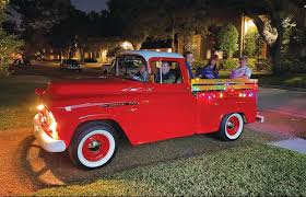 Image result for Flame Red 1955 GMC