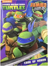 Looking to buy a teenage mutant ninja? Amazon Com Teenage Mutant Ninja Turtles Jumbo Coloring And Activity Book 96 Page 1 Book Assorted Action Themes Toys Games