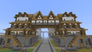 Medieval Minecraft Part 105 S1 Tutorial Large Building Epic Castle W Minecraft Medieval Minecraft Blueprints Minecraft Castle