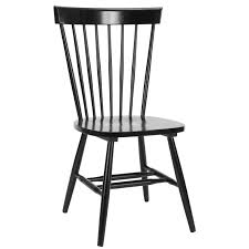 Spindle Solid Wood Windsor Back Side Chair In 2020 Solid Wood Dining Chairs Dining Chairs Black Dining Chairs