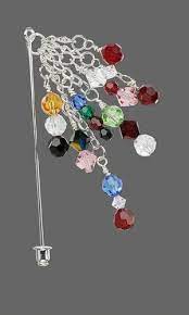 Stick Pin With Swarovski Crystal Beads Can Be Used For Earrings Or Necklace Focal Basic Jewelry Swarovski Crystal Beads Stick Pins