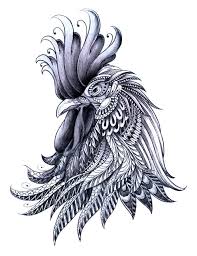 Ornate Animals By Ben Kwok At Coroflot Com Rooster Art Chicken Tattoo Rooster Tattoo