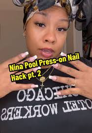 How to Apply Fake Nails Nina Pool