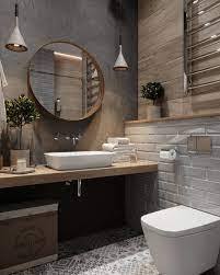 Cementine Legno E Cemento Arredo Bagno Moderno Arredamento Bagno Rustico Arredamento Bagno