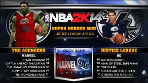 Download the apk file and game cache. Nba 2k14 Superheroes Mod Justice League Vs The Avengers Nba2k Org