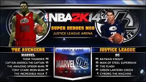 Nba 2k14 apk v1.30 descargar gratis la última versión para teléfonos móviles y tabletas android. Nba 2k14 Superheroes Mod Justice League Vs The Avengers Nba2k Org