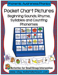 pocket chart pictures early literacy