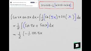 Soal dan pembahasan integral metode substitusi trigonometri. Hasil Dari Integral Sin 3x Cos 2x Dx Youtube