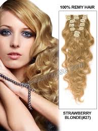 26 Inch Body Wavy Clip In Remy Human Hair Extensions 27 Strawberry Blonde 11 Pieces Hair Extensions Best Human Hair Clip Ins Remy Human Hair Extensions