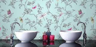 These gorgeous bathroom designs will inspire you to go bold with color and pattern. 17 Stylish Bathroom Wallpaper Ideas Victorian Plumbing