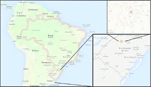 The boundary was delimited in two treaties: Localizacao Do Municipio De Palmeira Das Missoes Rs Brasil Mapa Download Scientific Diagram