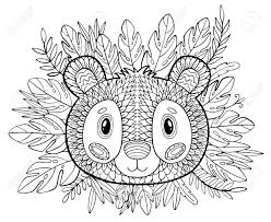 Chinese dragon coloring pages to print. Coloring Pages Coloring Book For Adults Beautiful Template With Artwork School Education Animal Panda And Tropical Plants Vector Illustration Royalty Free Cliparts Vectors And Stock Illustration Image 109841679