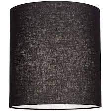 Black Tall Linen Drum Shade 14x14x15 Spider 8m866 Lamps Plus Tall drum lamp shades include classic, modern and vintage styles plus interesting drum lampshade variations.