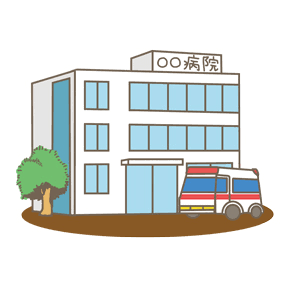 病院のイラスト🎨【フリー素材】｜看護roo![カンゴルー]
