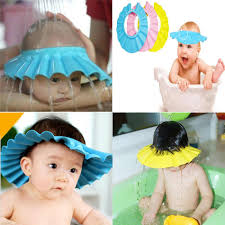 Wash baby's hair with a gentle baby shampoo. Adjustable Baby Swim Cap Bath Shampoo Eye Protection Head Shower Water Cover Baby Care Wash Hair Shower Cap For 0 6 Years Kids Shower Caps Aliexpress