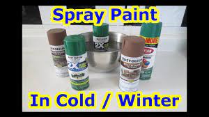 The desertion of solvent is typically the only requirement for the paint to completely dry. Easy Trick How To Spray Paint In Winter Cold Snow Weather Simple Fast Spraying Paint Youtube