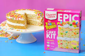Ice cream as a dessert or as a coffee cake, etc. Duncan Hines Debuts Baking Kits Inspired By Social Media 2021 01 06 Food Business News