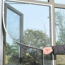 2pack Diy Bug Fly Mosquito Insect Door Window Protector Net Mesh Screen Curtain Walmart Com Window Mesh Screen Diy Window Screen Window Screens