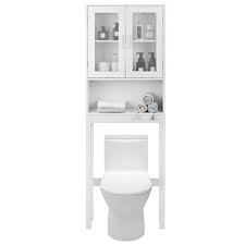 Add a dash of elegant beauty to your bathroom with this rich wood decorative storage cabinet ($90, originally $110). Costway Wooden Over The Toilet Storage Cabinet Spacesaver Organizer Bathroom Tower Rack Target