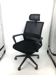 Black Mesh High Back Office Chair With Headrest Rong Fu Chair Office Chair High Back Office Chair Cheap Office Chairs