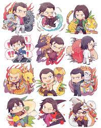 The Ways Of Life Yakuza Ryu Ga Gotoku Yakuza Anime Concept Art Characters Character Art