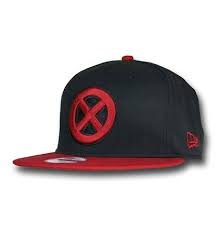 X Men Symbol Red Bill 9fifty Snapback Cap X Men Logo Red Bill Men Symbol