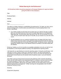 Attendance Warning Letter Templates 10 Free Samples Warning Letter For Ab Doctors Note Template Professional Cover Letter Template Simple Cover Letter Template