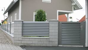 Trento Sichtschutz Lamellenzaun Blickdicht Alu Zaun Zaun Aluminium Zaun