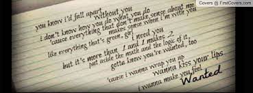 May 24, 2021 · key lyrics: Hunter Hayes Wanted Quotes Quotesgram