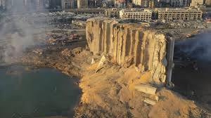 Lebanon is in mourning and surveying the damage to its capital, beirut, after a massive explosion ripped through the city's port and surrounding areas the scene of the explosion at beirut's seaport. Lebanon Assesses Aftermath Of Huge Beirut Explosion