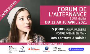 We did not find results for: Forum De L Alternance 2021 Du 12 Au 16 Avril 2021