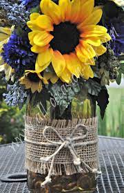 23 Bright Sunflower Wedding Decoration Ideas For Your Rustic Wedding Page 2 Of 2 Weddinginclude Sunflower Wedding Decorations Sunflower Wedding Sunflower Centerpieces