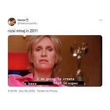 'roman holiday' memes are breaking the internet and, honestly, they're as funny as nicki minaj herself. Bron On Twitter These Nickiminaj X Sue Sylvester Memes Live In Our Heads Rent Free Nickiminajhbomax