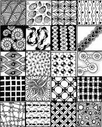 Download this pdf, print it out, and try your hand at shading in different areas to make the pattern look different. Beginner Zentangle Patterns How To Novocom Top