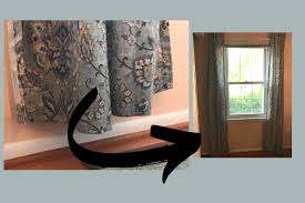 Move the rod the easiest way to shorten curtains without hemming is to move the curtain rod. Curtains Too Short 2 Easy Ways To Lengthen Curtains Love Remodeled