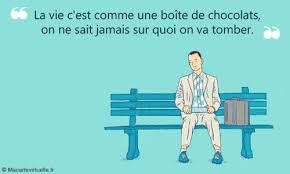 Citations La Vie C Est Comme Une Boite De Chocolats On Ne Sait Jamais Sur Quoi On Va Tomber Boite Chocolat Citation Citation De Vie