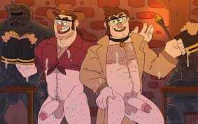 Post 4938044: Gravity_Falls Red_Robot Stanford_Pines Stanley_Pines