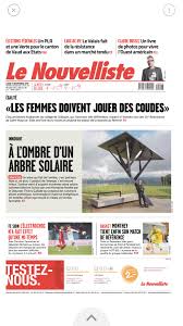 Les articles du journal et toute l'actualité en continu du valais, de suisse et du monde. Article Du Nouvelliste 11 11 2019 Public Places