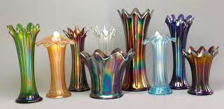 Check spelling or type a new query. Northwood Thin Rib Vases Carnival Glass Worldwide